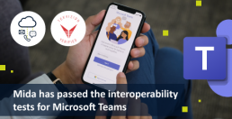 Mida has passed the interoperability tests for MS Teams - news july 2021